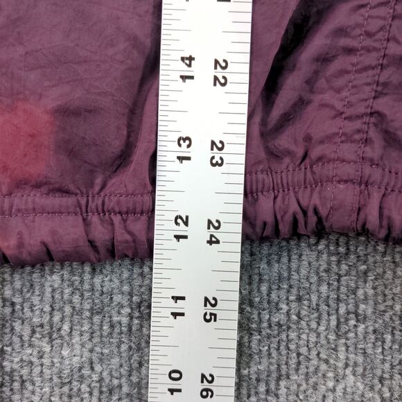 Vintage NIKE Windbreaker Jacket Women's Small Full Zip Floral Collar Purple - Picture 12 of 13